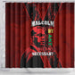 Malcolm X By Any Means Necessary Shower Curtain Retro Style