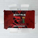 Malcolm X By Any Means Necessary Tablecloth Retro Style