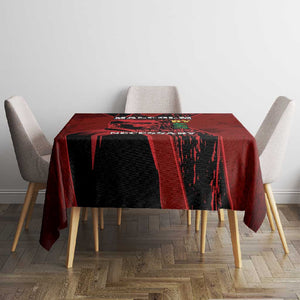 Malcolm X By Any Means Necessary Tablecloth Retro Style