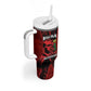 Malcolm X By Any Means Necessary Tumbler With Handle Retro Style