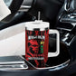Malcolm X By Any Means Necessary Tumbler With Handle Retro Style