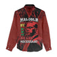 Malcolm X By Any Means Necessary Women Casual Shirt Retro Style