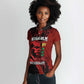 Malcolm X By Any Means Necessary Women Polo Shirt Retro Style