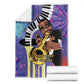 Satchmofest What a Wonderful World Blanket King Of Jazz SummerFest - African Pride