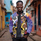 Satchmofest What a Wonderful World Bomber Jacket King Of Jazz SummerFest - African Pride
