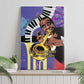 Satchmofest What a Wonderful World Canvas Wall Art King Of Jazz SummerFest - African Pride