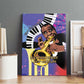 Satchmofest What a Wonderful World Canvas Wall Art King Of Jazz SummerFest - African Pride
