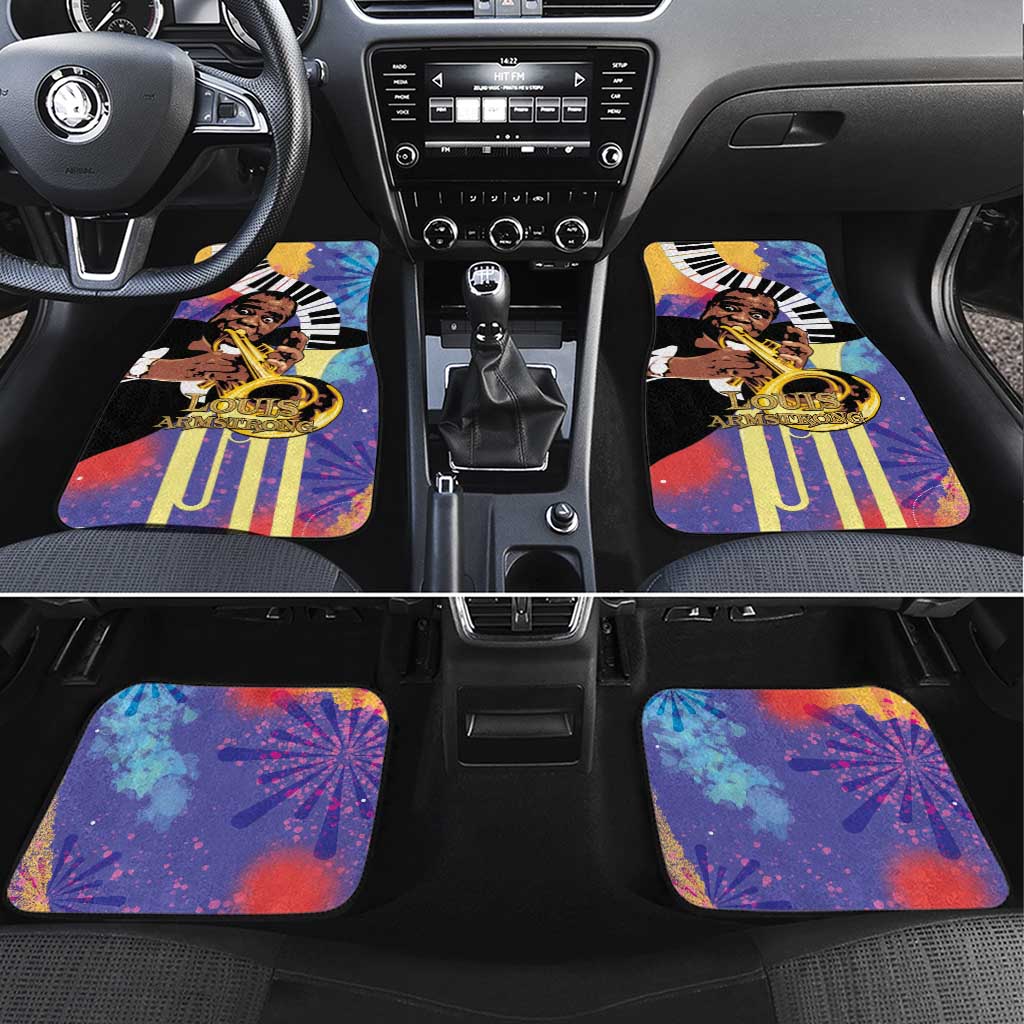 Satchmofest What a Wonderful World Car Mats King Of Jazz SummerFest - African Pride