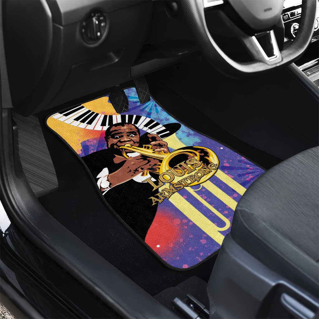 Satchmofest What a Wonderful World Car Mats King Of Jazz SummerFest - African Pride