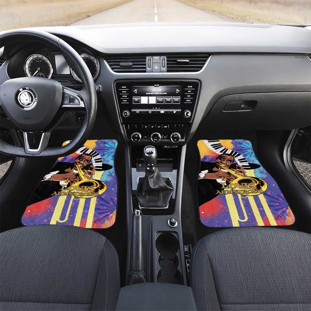 Satchmofest What a Wonderful World Car Mats King Of Jazz SummerFest - African Pride