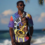 Satchmofest What a Wonderful World Hawaiian Shirt King Of Jazz SummerFest - African Pride
