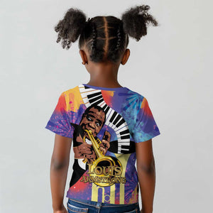 Satchmofest What a Wonderful World Kid T shirt King Of Jazz SummerFest - African Pride