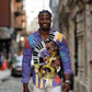 Satchmofest What a Wonderful World Long Sleeve Button Shirt King Of Jazz SummerFest - African Pride