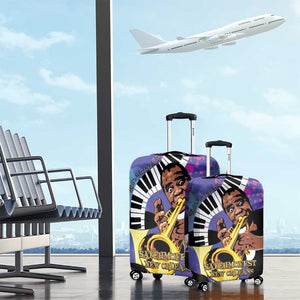 Satchmofest What a Wonderful World Luggage Cover King Of Jazz SummerFest - African Pride