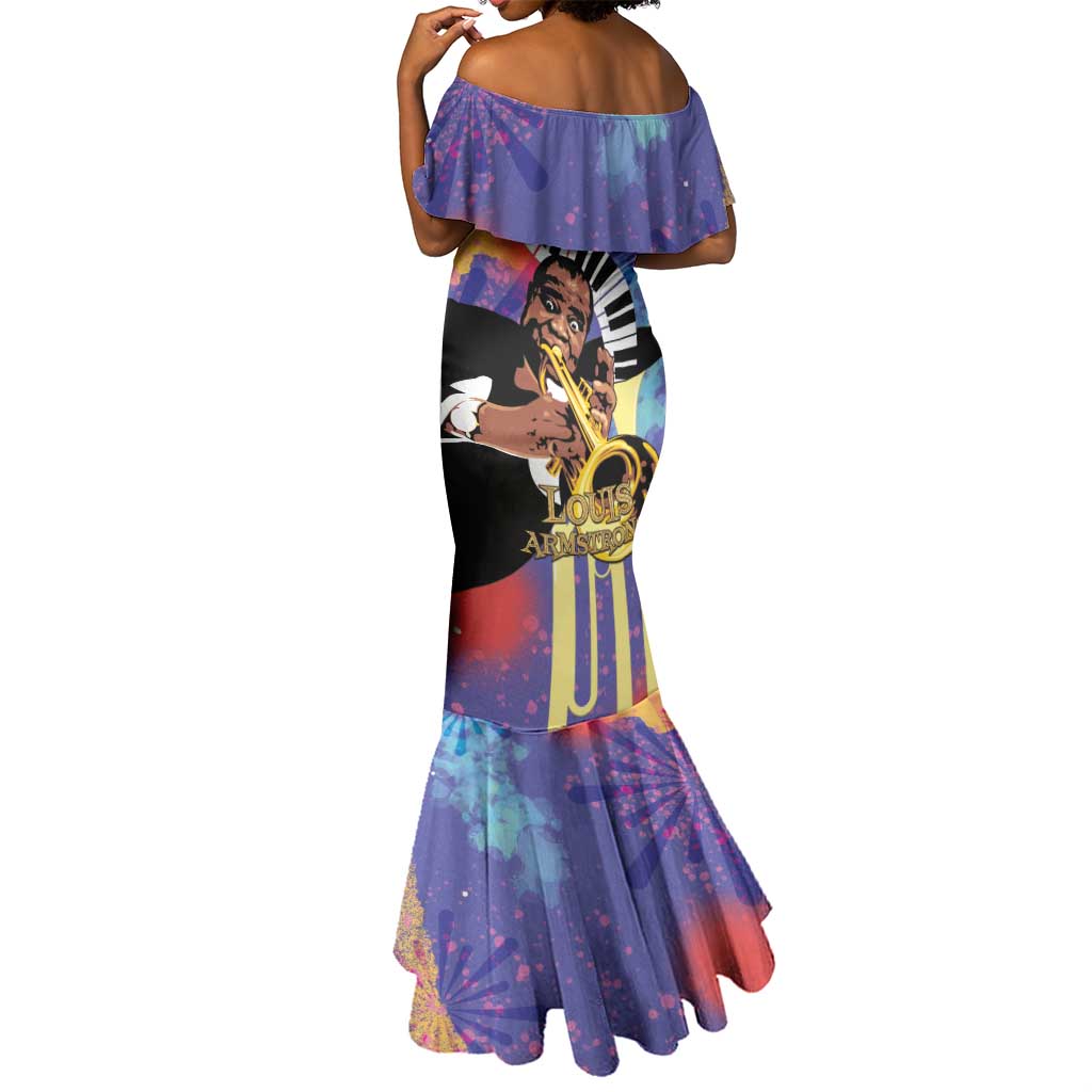 Satchmofest What a Wonderful World Mermaid Dress King Of Jazz SummerFest - African Pride