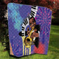 Satchmofest What a Wonderful World Quilt King Of Jazz SummerFest - African Pride