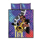 Satchmofest What a Wonderful World Quilt Bed Set King Of Jazz SummerFest - African Pride
