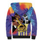 Satchmofest What a Wonderful World Sherpa Hoodie King Of Jazz SummerFest - African Pride