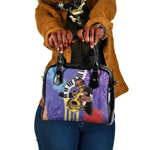 Satchmofest What a Wonderful World Shoulder Handbag King Of Jazz SummerFest - African Pride