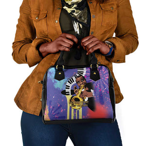 Satchmofest What a Wonderful World Shoulder Handbag King Of Jazz SummerFest - African Pride