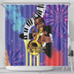 Satchmofest What a Wonderful World Shower Curtain King Of Jazz SummerFest - African Pride
