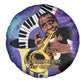 Satchmofest What a Wonderful World Spare Tire Cover King Of Jazz SummerFest - African Pride