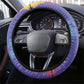 Satchmofest What a Wonderful World Steering Wheel Cover King Of Jazz SummerFest - African Pride