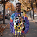 Satchmofest What a Wonderful World Sweatshirt King Of Jazz SummerFest - African Pride