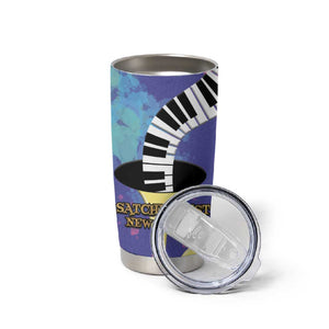 Satchmofest What a Wonderful World Tumbler Cup King Of Jazz SummerFest - African Pride