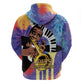 Satchmofest What a Wonderful World Zip Hoodie King Of Jazz SummerFest - African Pride