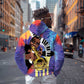 Satchmofest What a Wonderful World Zip Hoodie King Of Jazz SummerFest - African Pride