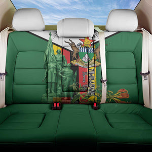 Zimbabwe Heroes' Day Back Car Seat Cover Nyika yeZimbabwe Monument - Coat Of Arms - African Pride