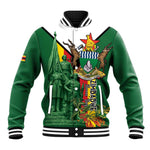Personalized Zimbabwe Heroes' Day Baseball Jacket Nyika yeZimbabwe Monument - Coat Of Arms - African Pride