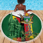 Zimbabwe Heroes' Day Beach Blanket Nyika yeZimbabwe Monument - Coat Of Arms - African Pride