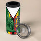 Personalized Zimbabwe Heroes' Day 4 in 1 Can Cooler Tumbler Nyika yeZimbabwe Monument - Coat Of Arms - African Pride