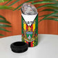 Personalized Zimbabwe Heroes' Day 4 in 1 Can Cooler Tumbler Nyika yeZimbabwe Monument - Coat Of Arms - African Pride