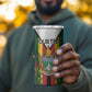 Personalized Zimbabwe Heroes' Day 4 in 1 Can Cooler Tumbler Nyika yeZimbabwe Monument - Coat Of Arms - African Pride