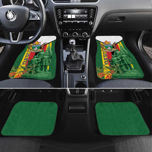 Zimbabwe Heroes' Day Car Mats Nyika yeZimbabwe Monument - Coat Of Arms - African Pride