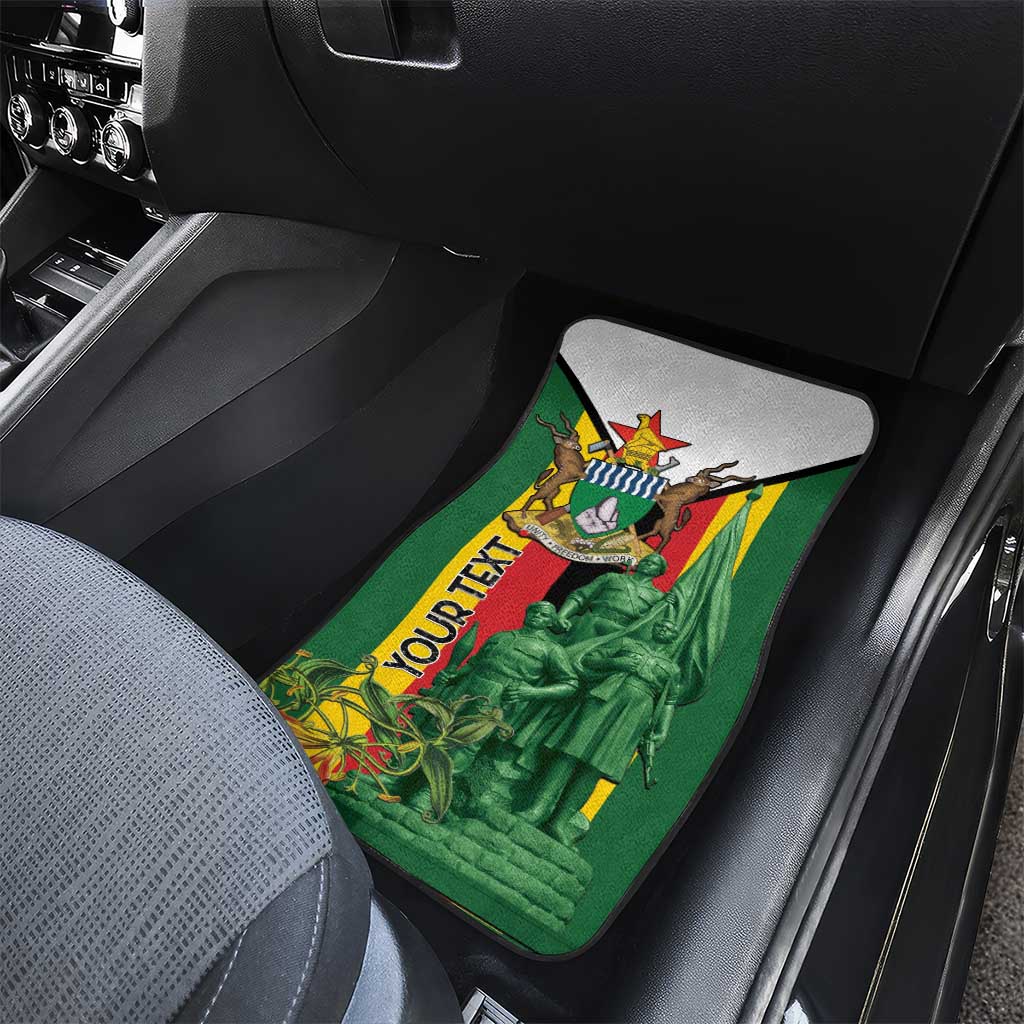 Zimbabwe Heroes' Day Car Mats Nyika yeZimbabwe Monument - Coat Of Arms - African Pride