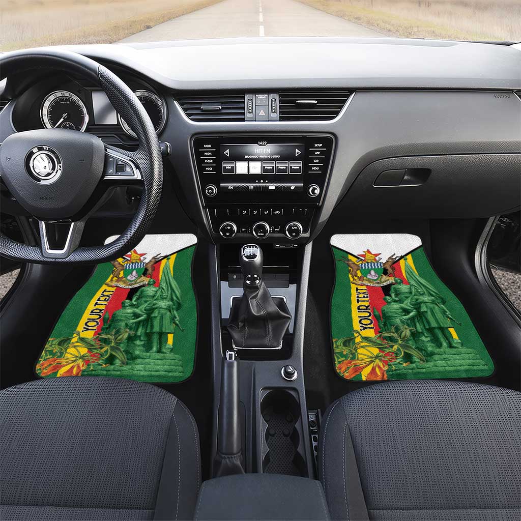 Zimbabwe Heroes' Day Car Mats Nyika yeZimbabwe Monument - Coat Of Arms - African Pride
