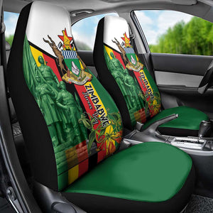 Zimbabwe Heroes' Day Car Seat Cover Nyika yeZimbabwe Monument - Coat Of Arms - African Pride