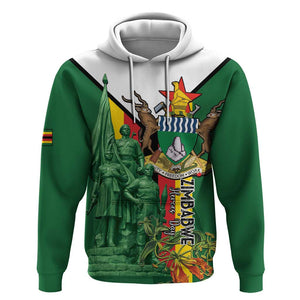 Personalized Zimbabwe Heroes' Day Hoodie Nyika yeZimbabwe Monument - Coat Of Arms - African Pride