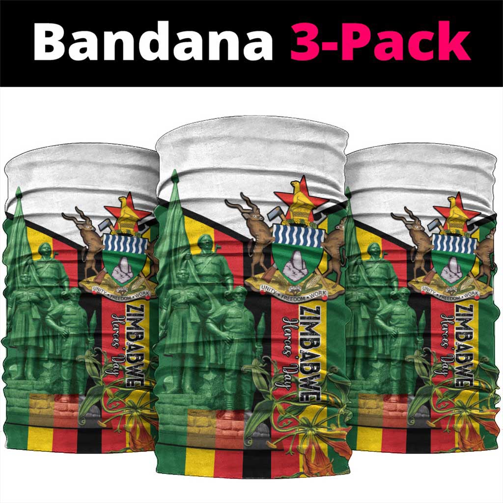 Zimbabwe Heroes' Day Neck Gaiter Nyika yeZimbabwe Monument - Coat Of Arms LT15