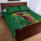 Zimbabwe Heroes' Day Quilt Bed Set Nyika yeZimbabwe Monument - Coat Of Arms - African Pride