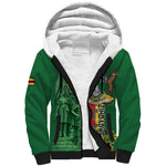 Personalized Zimbabwe Heroes' Day Sherpa Hoodie Nyika yeZimbabwe Monument - Coat Of Arms - African Pride