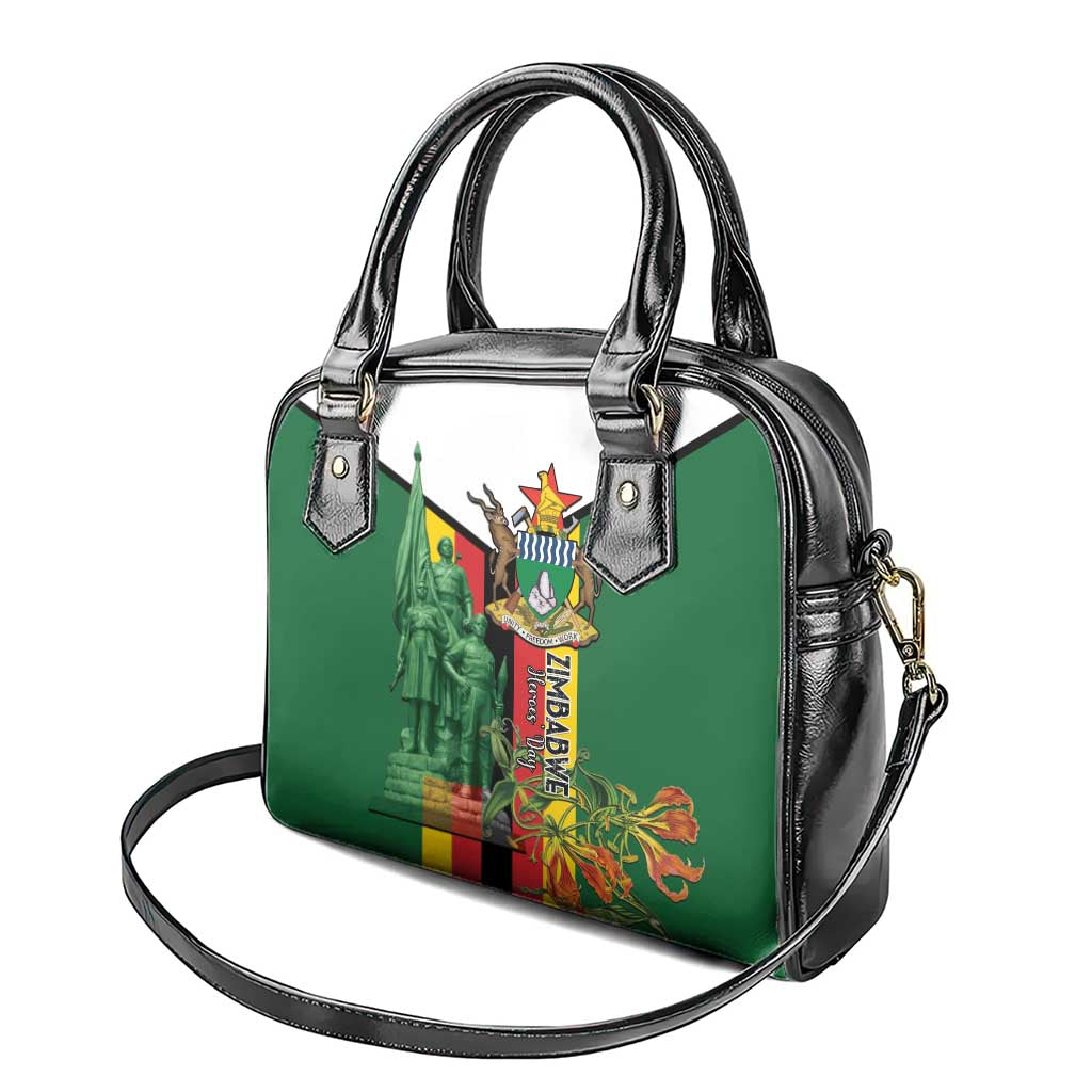 Zimbabwe Heroes' Day Shoulder Handbag Nyika yeZimbabwe Monument - Coat Of Arms - African Pride