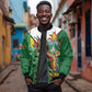 Personalized Zimbabwe Heroes' Day Sleeve Zip Bomber Jacket Nyika yeZimbabwe Monument - Coat Of Arms - African Pride