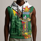 Personalized Zimbabwe Heroes' Day Sleeveless Hoodie Nyika yeZimbabwe Monument - Coat Of Arms - African Pride