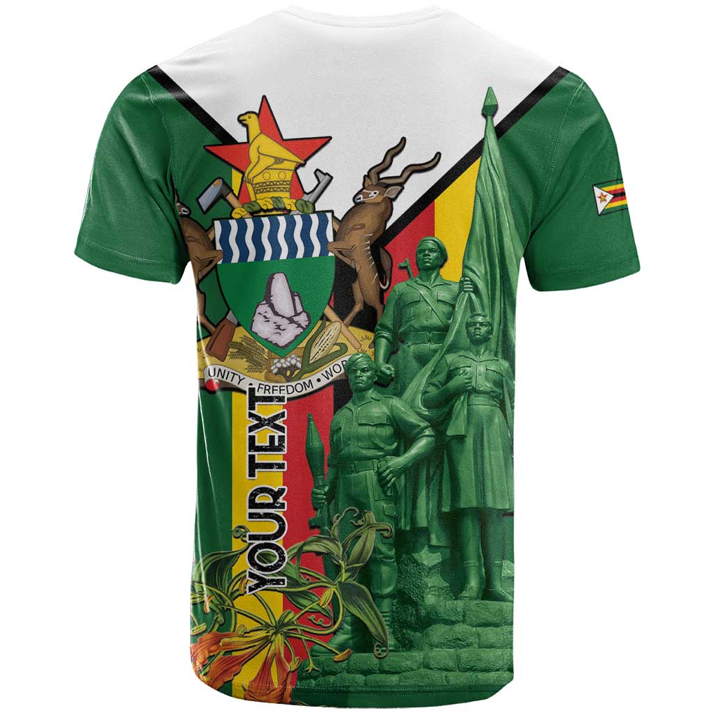 Personalized Zimbabwe Heroes' Day T shirt Nyika yeZimbabwe Monument - Coat Of Arms - African Pride