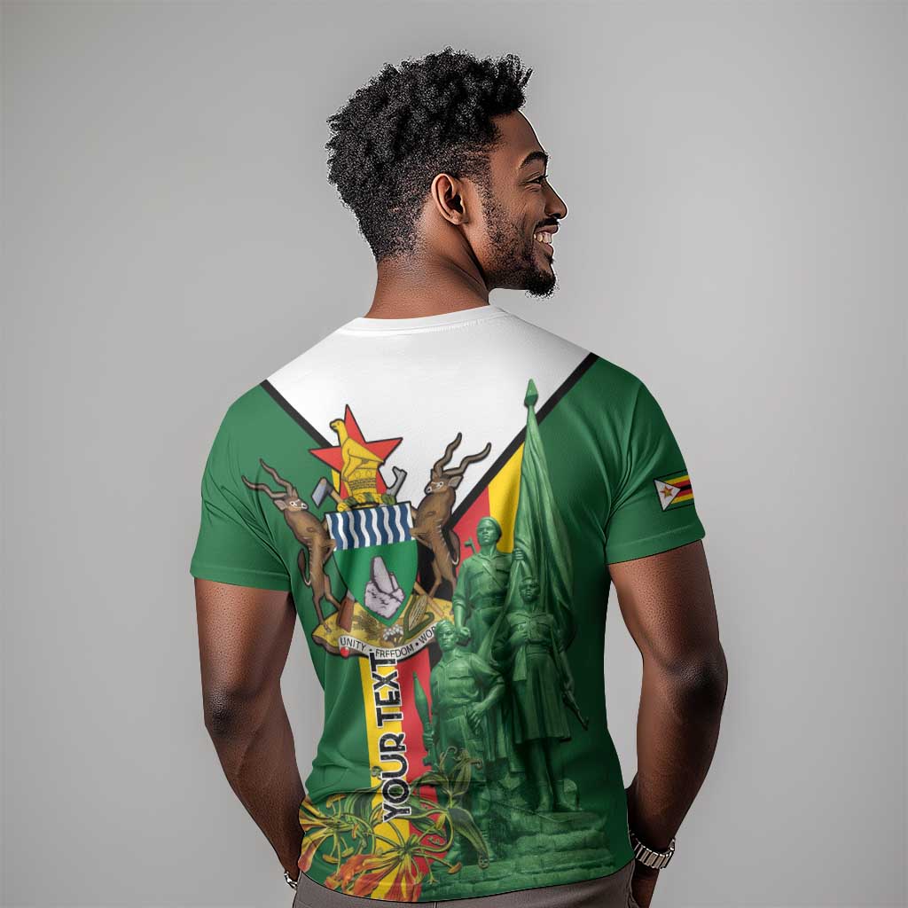 Personalized Zimbabwe Heroes' Day T shirt Nyika yeZimbabwe Monument - Coat Of Arms - African Pride